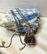 Load image into Gallery viewer, Amethyst Rough Stone Necklace
